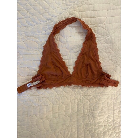 Intimately Free People Bra Bralette Sexy Lacy Halter Style Size Medium - Picture 5 of 9